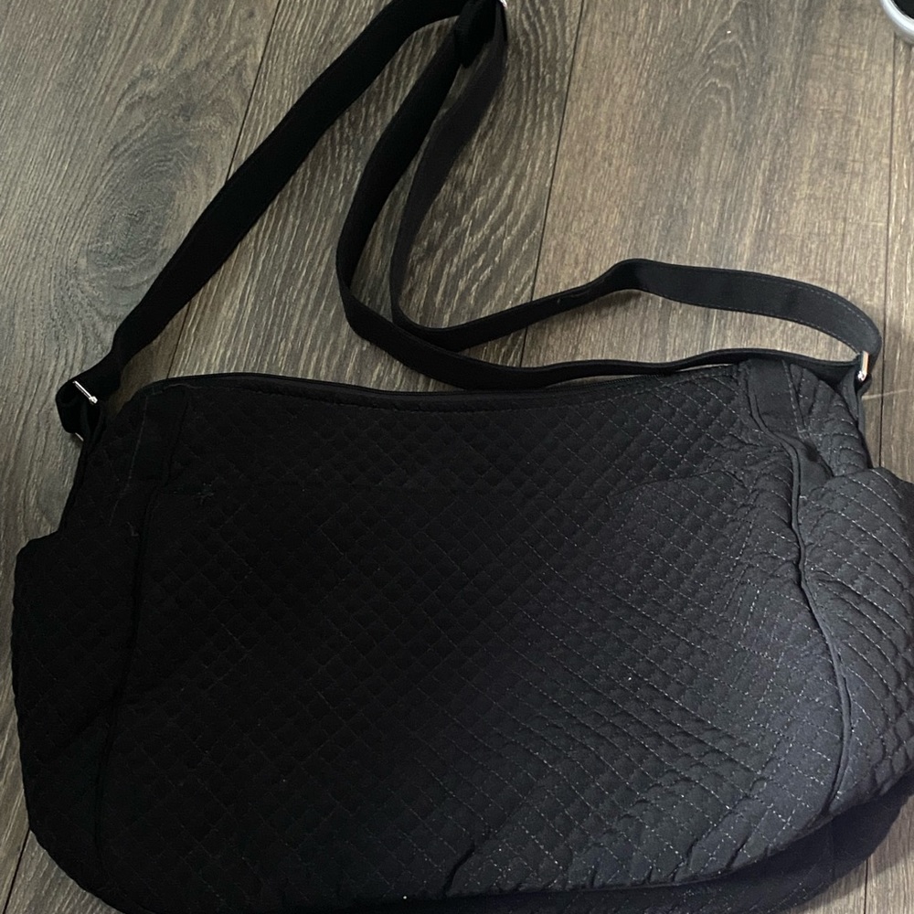 Vera Bradley preowned but like new condition Satchel bag. Black shoulder strap